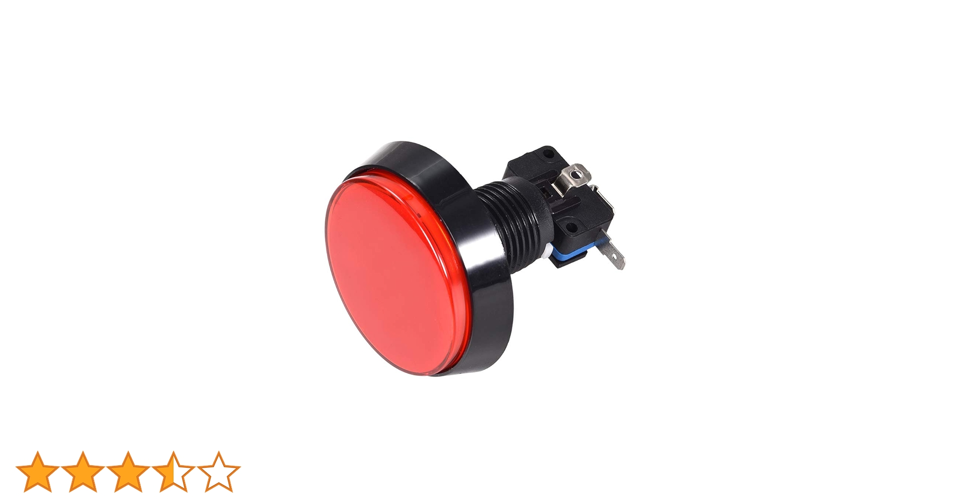 Amazon.co.jp: uxcell ゲームプッシュボタン 60mm丸型 12V LED